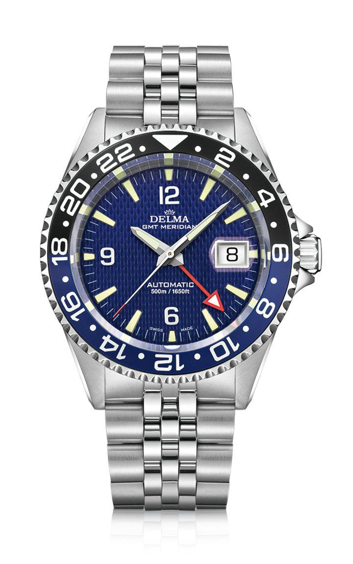 Santiago GMT Meridian Automatic - DELMA Watches