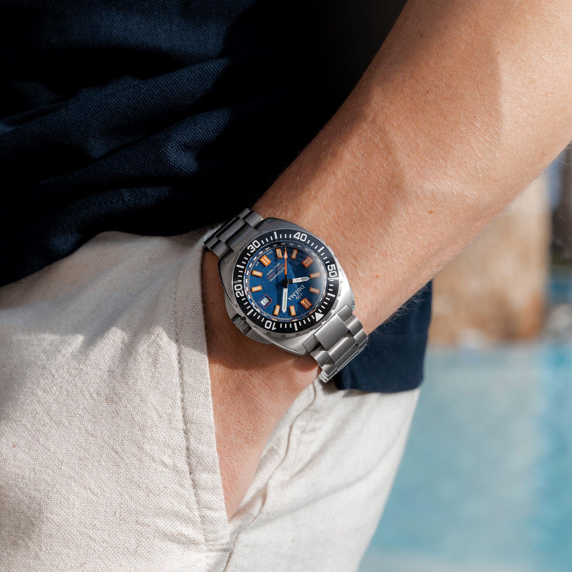 Deep Shell Watch DELMA Shell Star Titanium – DELMA Watches