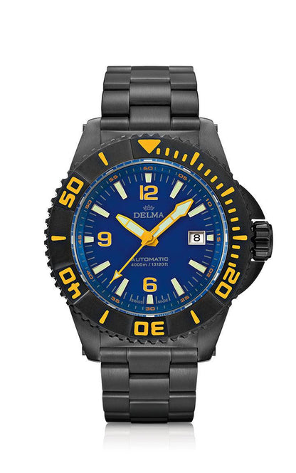 Blue Shark III Black Edition - DELMA Watches